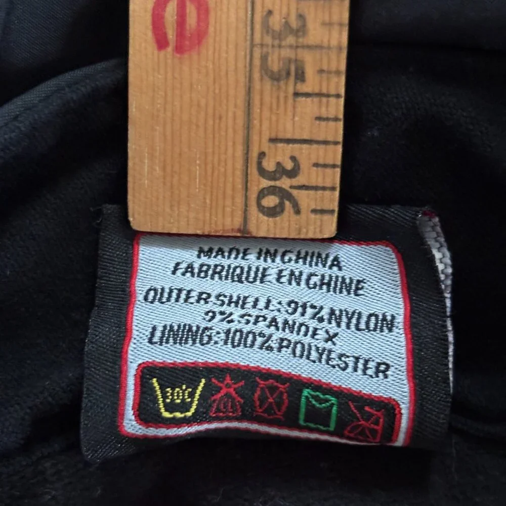 VTG Karbon Ski Jacket Mens‎ XL Nylon Softshell Waterproof Snowboarding Full Zip